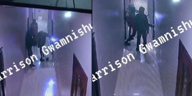 CCTV Footage Shows Scary Moment Armed Robbers Invaded A Hotel In Asaba, Kill Lodger (Graphic Video)