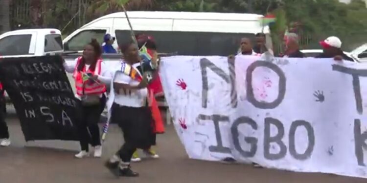 FG Urges Nigerians In South Africa To Maintain Low Profile After Violence Erupted Over Installation Of Igbo King (Videos)
