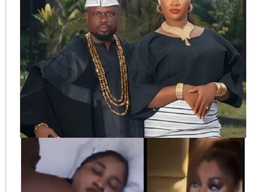 Popular Herbal Vendor, Sisi Alagbo’s S£xt@pe With Her Husband And Another Woman Leaks Online