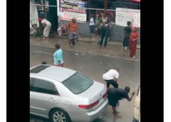 Pastor Orders His Church Members To Flogg Their Enemies To De@th Inside Rain (Video)
