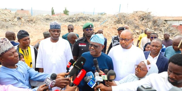 Building Collapse: Wike Orders Arrest Of Owner, Seizes Land