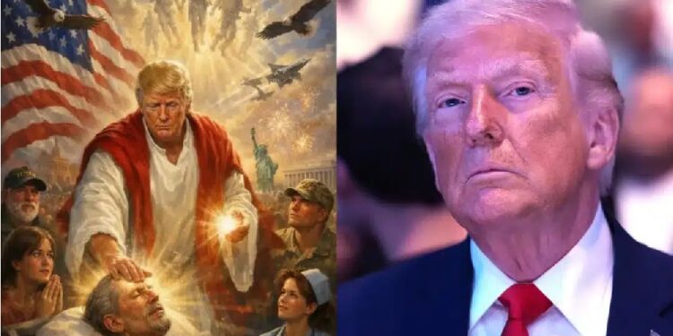 Trump Denies Posting AI Image Portraying Himself As Jesus