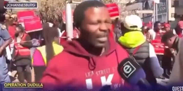 Our Girls Are Sleeping With Foreigners, They Have To Leave – Xenophobic South African Man Cries Out (Video)