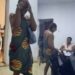 Woman Ties Wrapper To Work On Company’s “Work From Home Outfit” Day (Video)