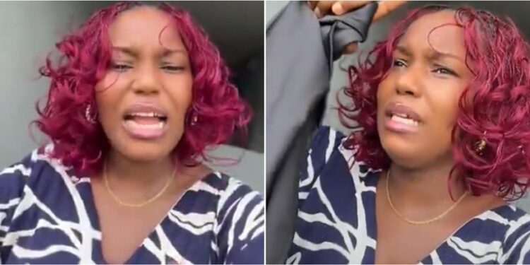 Lady Cries Bitterly After Finding out That Her Boyfriend Who Claimed To Be Single Is Married With 3 Kids, Meets Them At Eid (Video)