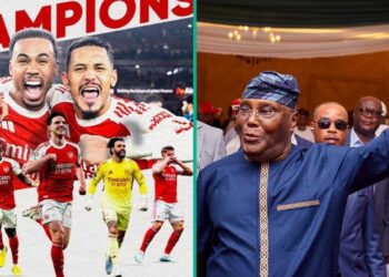 Atiku Reacts To Arsenal’s Emergence As EPL Champions