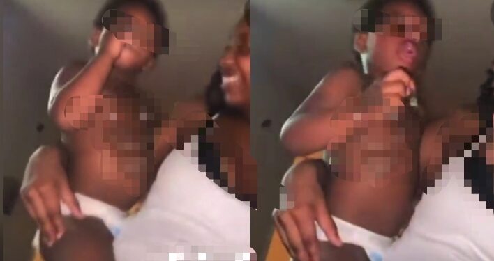 Video Goes Viral After Mother Teaches Her 3-Year-Old Son How To Smoke Weed (Watch)