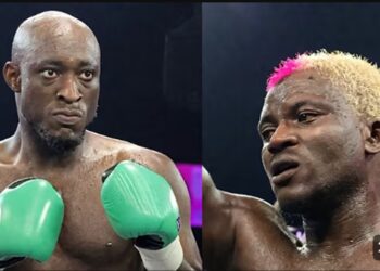 Carter Efe Bags ₦50 Million Reward As He Beats Portable Blue/Black In Celebrity Boxing Match (Watch Full Fight)