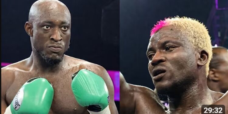 Carter Efe Bags ₦50 Million Reward As He Beats Portable Blue/Black In Celebrity Boxing Match (Watch Full Fight)