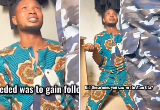 “I Only Wanted To Get TikTok Followers” – Man Arrested For Raising Fake Bandits Attack Alarm Tells Police (Video)
