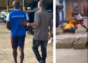 Police Arrest Traditional Ruler’s Son For Setting Man On Fire in Bayelsa (Video “Viewers Discretion”)