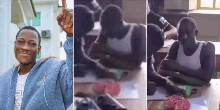 “See As He Humble” – Video of DJ Chicken at Police Station Trends Online (Watch)