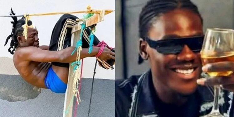 “They Tortured Him For Hours”- Heartbreaking Images Emerge Of What UNIJOS Model, Ibrahim Mbaya Went Through Before His Death (Video)