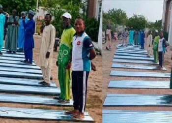 Reactions as Jigawa LG Chairman Gives Residents One Roofing Sheet Each In Empowerment Scheme
