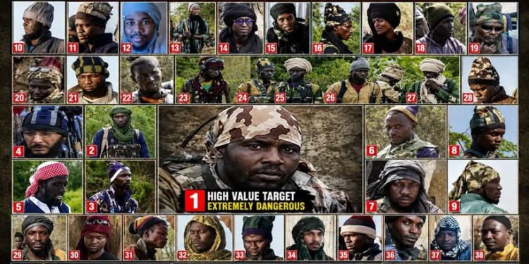 Nigerian Army Places Bounty On Islamic State Terrorist Leaders (Full List)