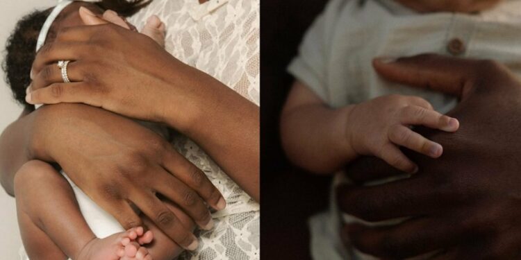 Woman Cries Out As Husband Slaps Her Mother During Omugwo