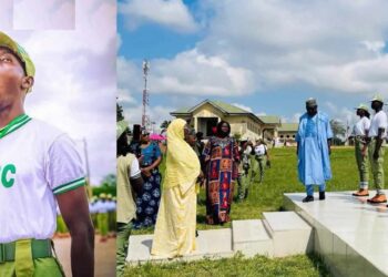 Photo Of Passionate Corps Member During Swearing-In Ceremony Goes Viral