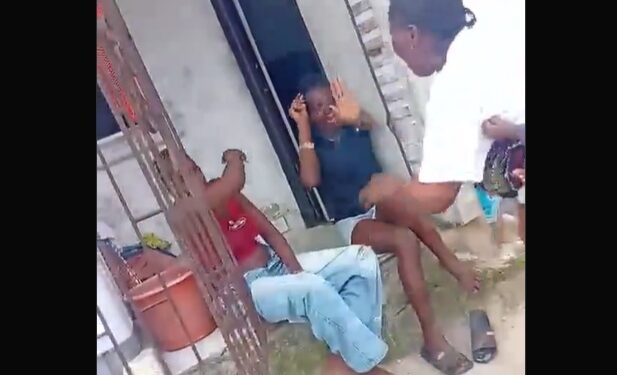 Woman Flogs Her Younger Sisters For Allegedly Sleeping With Her Husband While Living Under Her Roof (Video)