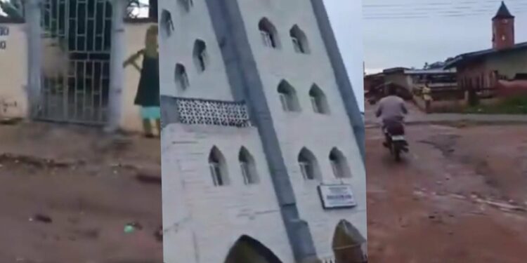 Man Shocked As Church Is Opposite Shrine With Mosque Adjacent To Them On The Same Street (Video)
