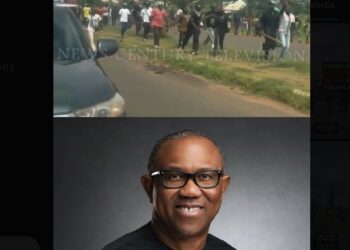 Watch The Moment Thugs Attack Peter Obi’s Convoy In Benue (Video)