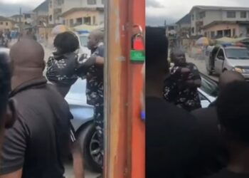 Lagos Police Probe Viral Video Of Physical Clash Between Officers And Youths In Surulere (Watch)