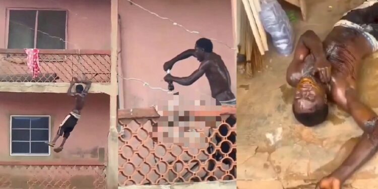 Man Who Changed His Mind After Attempting To Hang Himself Finally Drinks Poison (Videos)