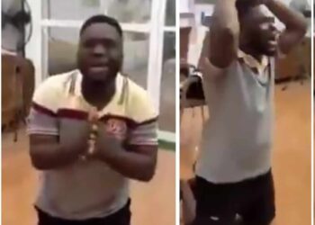 “I Am Finished” — Osun Businessman Weeps as Thieves Loot His Phone Shop, Break Safe (Video)