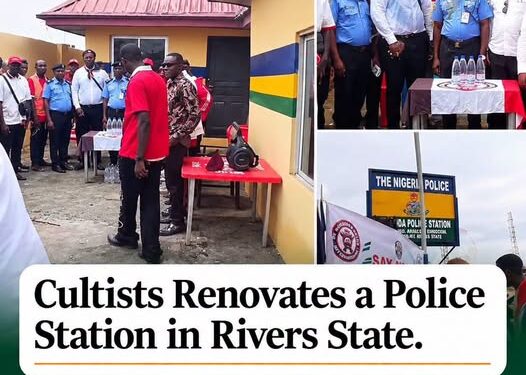 DPO, Other Officers Relieved Of Their Duties in Rivers Following Reports Of Suspected Cultists Renovating Police Outpost (Video)