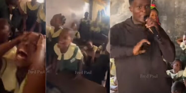 Lere Olayinka Seeks Prosecution Of Headmaster Over Video Of Pupils Praying In Tongues During School Hours (Watch)