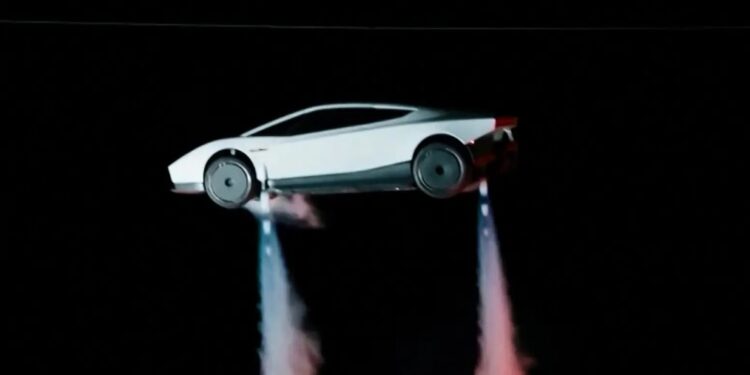 Elon Musk Unveils Tesla’s ‘Flying’ Car (Video)